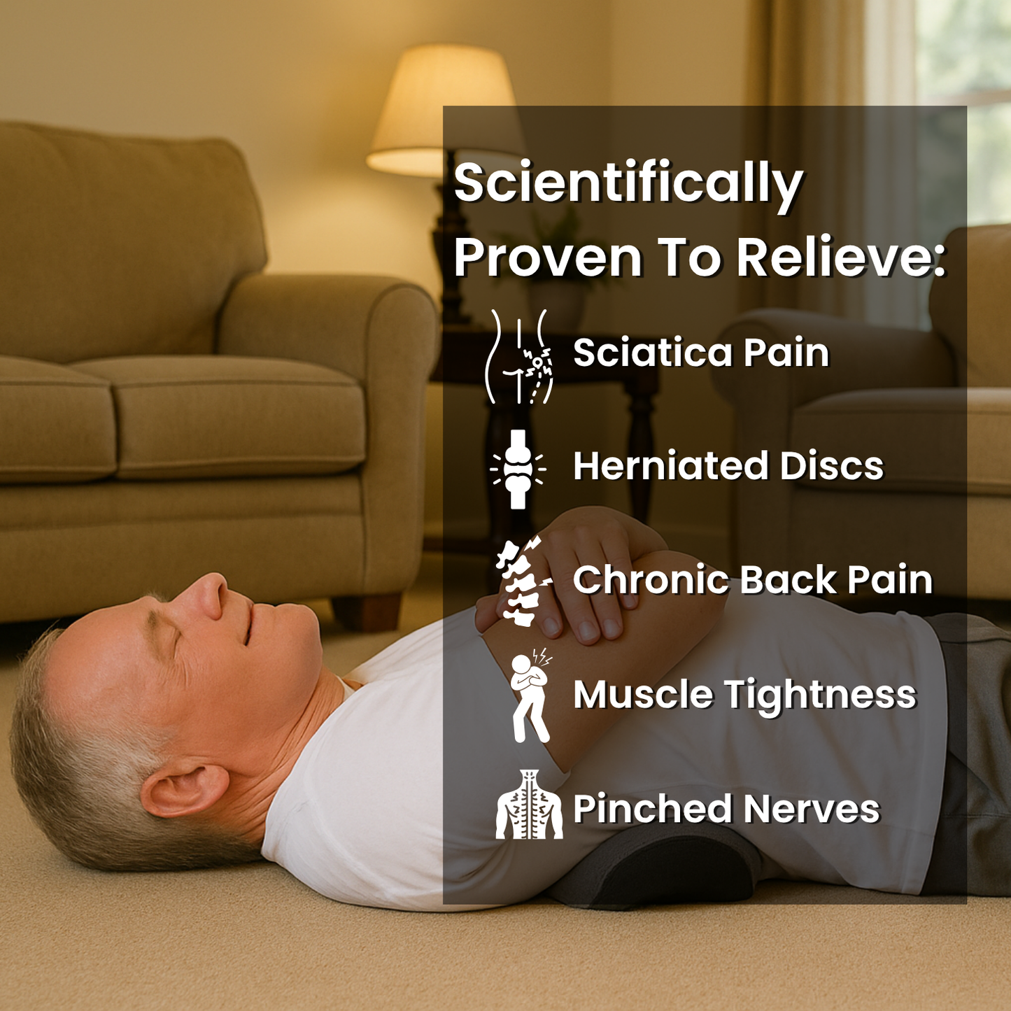 Triple Fusion Pillow for Back Pain Relief