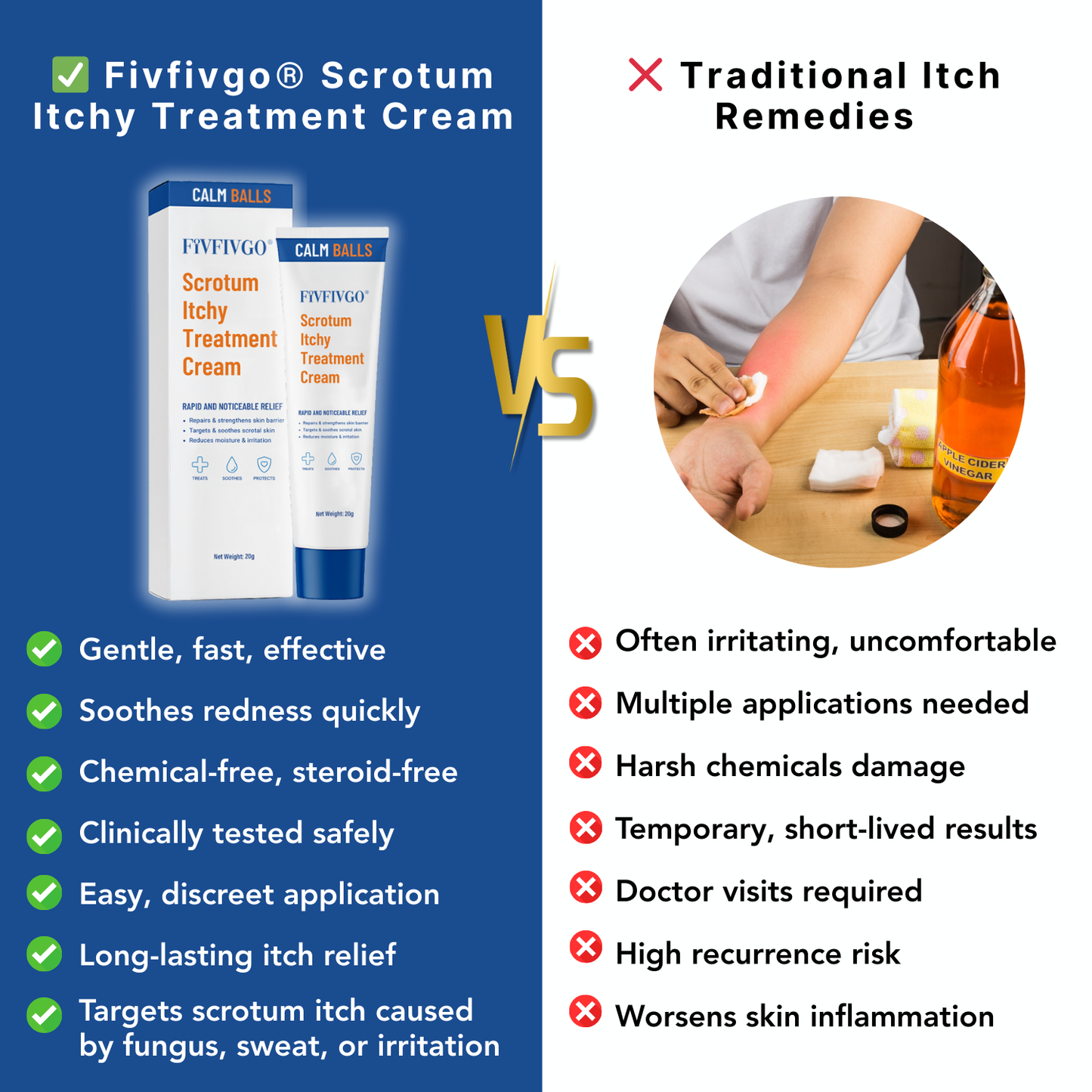 Scrotum Itchy Treatment Cream