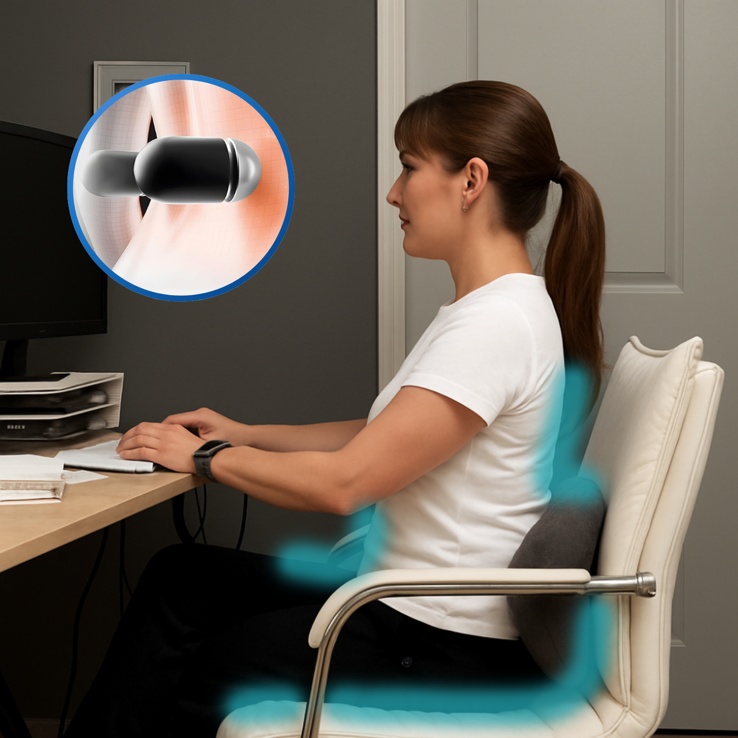 Triple Fusion Pillow for Back Pain Relief